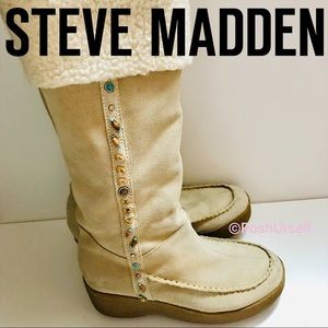 steve madden moccasin boots